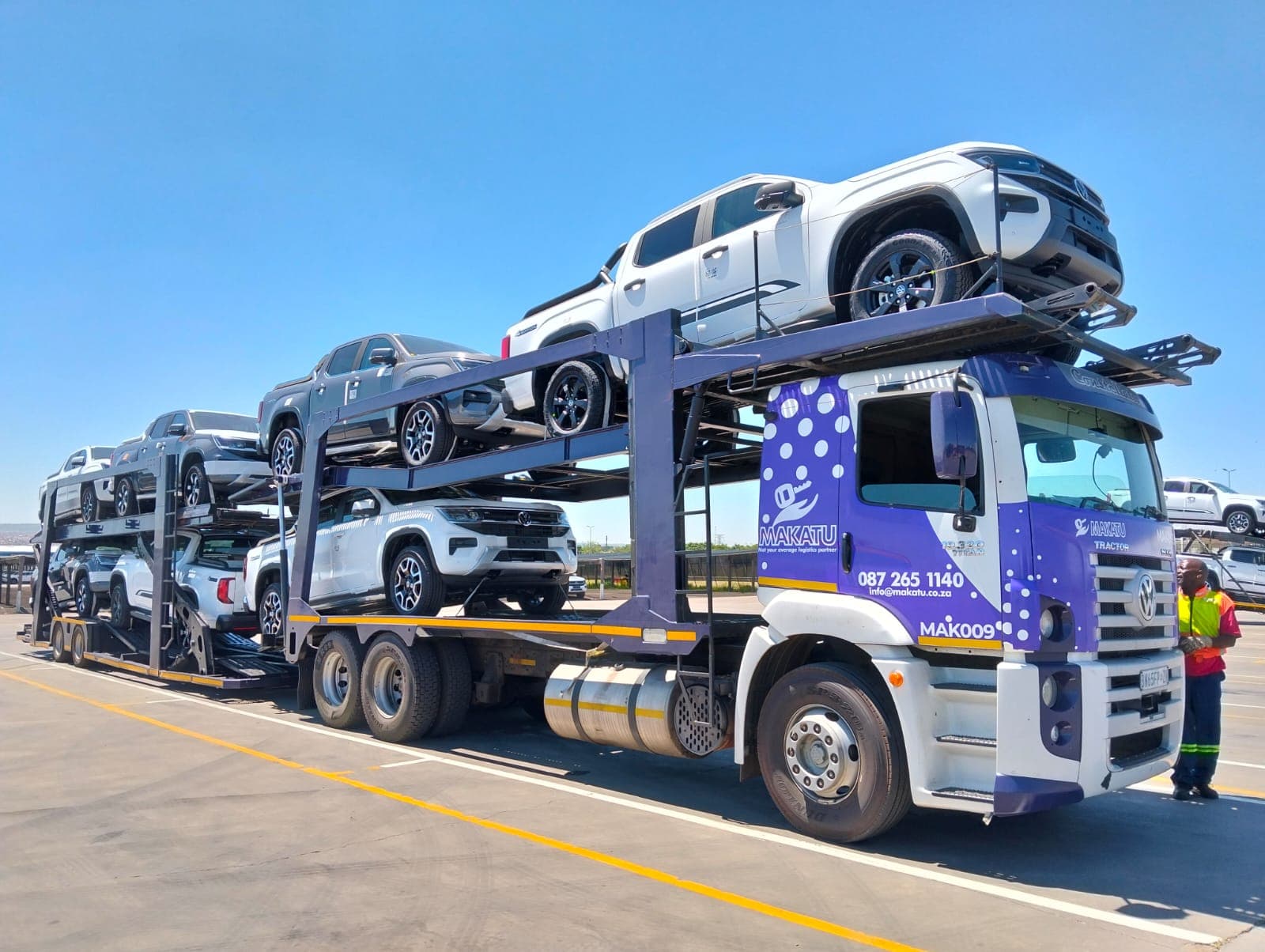 Johannesburg to Durban vehicle transport route