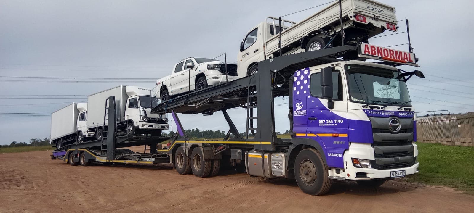 Pretoria to Durban vehicle transport route